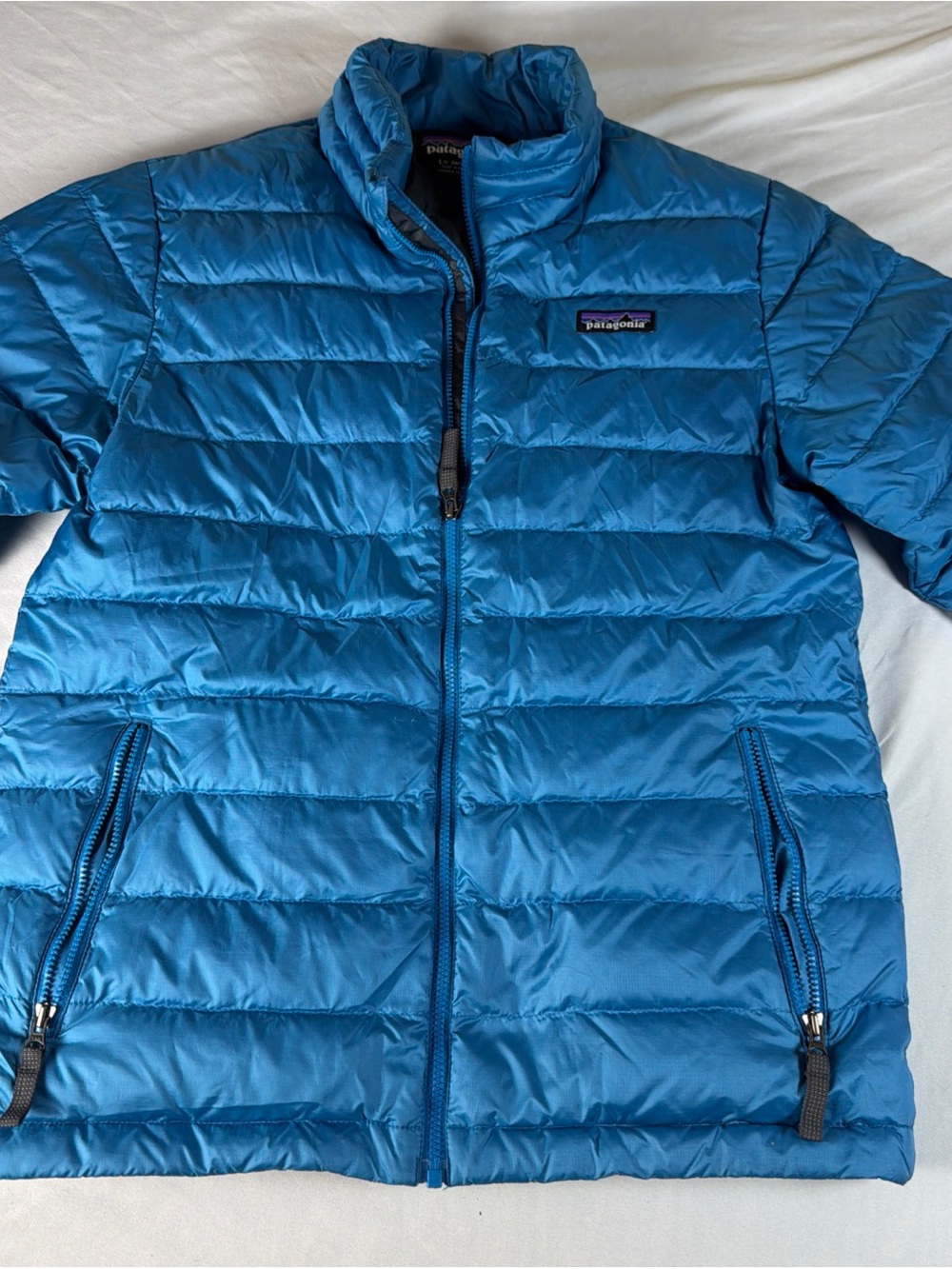 Patagonia Kids Blue Lightweight Down Jacket
